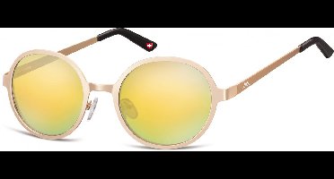 Montana Zonnebril Unisex Cat.3 Goud/geel (ms87e)
