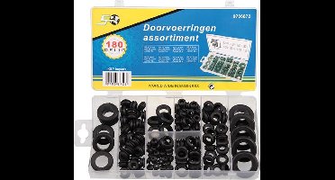 Doorvoerringen assortimentsdoos 180-delig - TOPGEAR