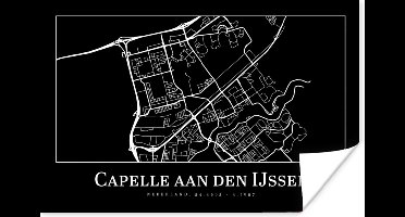 Poster Stadskaart - Plattegrond - Capelle aan den IJssel - Kaart - 30x20 cm