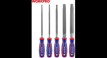 WORKPRO WP201701 – 5-delige Vijlenset 200 mm – Professioneel