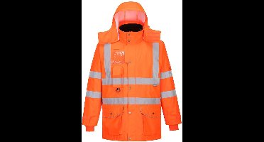 Portwest Hi-Vis Ademend 7-in-1 Verkeersjack RT27 - Oranje - L