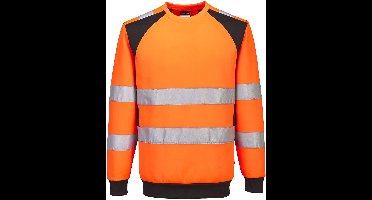 Portwest WX2 Eco Hi-Vis Sweatshirt CD805 - Oranje/Zwart - 5XL