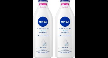 NIVEA Express Bodylotion - Body Care - Hydraterend en verzorgend serum - Voordeelverpakking 2 x 400 ml