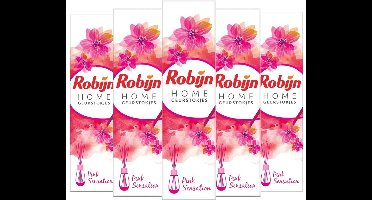 Robijn Geurstokjes Pink Sensation - 5 x 45 ml
