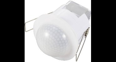 Sygonix SY-6733034 Bewegingsmelder (plafond) Plafond, Inbouw (in muur) 360 ° Relais Wit IP54