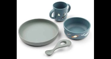 Liewood Kinderservies Set Vivi Artic Sea Oceanview