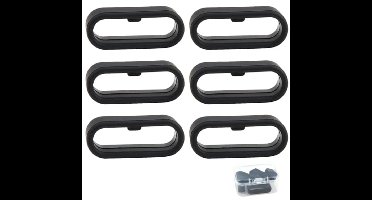 Siliconen Horlogebandlussen voor Smartwatches - Set van 6