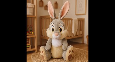 Disney Pluche Knuffel Stampertje 50 cm + Geluid