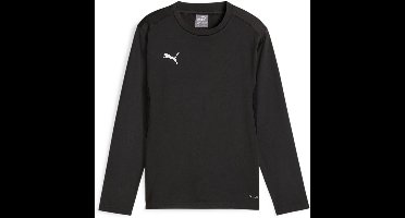 Puma Kinder Crew Sweatshirt TeamGoal Training Sweat Jr 658651 Puma Black-Puma White-Flat Dark Gray-164