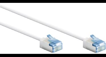 UFTP CAT6a slimline netwerkkabel | LSZH | wit | 0,15 meter