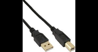 InLine USB naar USB-B kabel - USB2.0 - 2 meter