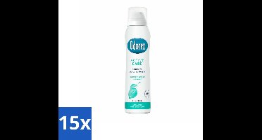 15 x Odorex Deodorant Spray Active Care 150 ml - Deodorant Spray - Actieve Bescherming - Zweet En Geur - Gevoelige Huid - Vitamine E