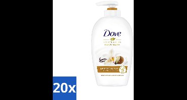 20 x Dove - Handzeep - Pampering Care - Verzachtend - 250 ml - Handzeep - Shea Butter - Hydraterende Handzeep - Verzorgende Handzeep - Kalmerende Handzeep