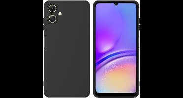Hoesje geschikt voor Samsung Galaxy A07 hoesje Siliconen cover Zwart backcover