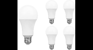 Spectrum LED Lamp A60 E27 - 18W - 230V - 1800 Lumen - 3000K Warm Wit - Ø60mm - Voor Plafondlamp, Tafellamp of Vloerlamp - 5 stuks