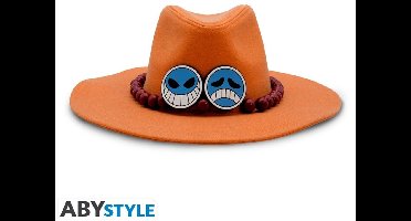 One Piece Portgas D. Ace Unisex Hoed - oranje - Standard