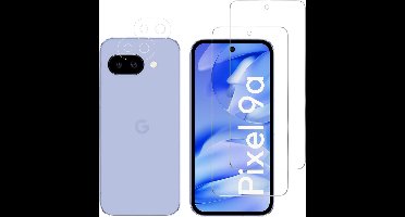 Screenprotector geschikt voor Google Pixel 9A - 2 stuks Beschermglas van glas Transparante glazen schermbeschermfolie + 2 stuks Camera Protector