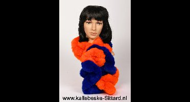 BOA - CARNAVAL - LUXE BOASJAAL oranje- blauw
