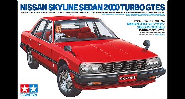 Tamiya Modelbouwpakket Auto - 24374 Nissan Skyline R30 Sedan 2000 Turbo GT-E.S - Auto Plastic - 1:24 - Modelbouw