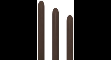 modeleerballon sempertex chocolate 260s - 50 stuks