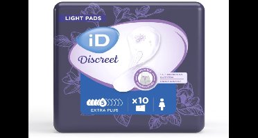 iD Discreet Light Pads Extra Plus - 1 pak van 10 stuks