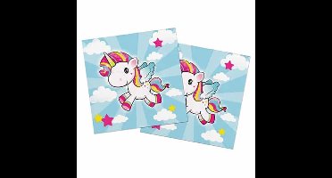 Folat - Servetten Eenhoorn (20 Stuks)