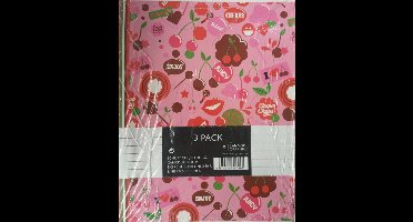 Schrift - Schoolschrift - 3 stuks - Chupa Chups - Lijn - Gelinieerd - 40vel - 80 pagina - Lannoo Graphics