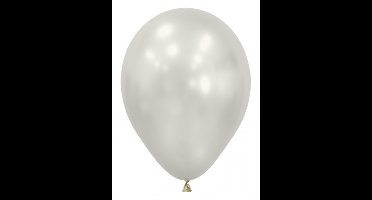 Latex ballonnen Sempertex Silk Oyster white, 12inch - 12 stuks