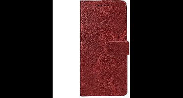 Rixus Bookcase For Apple iPhone 17 Pro Dark Red