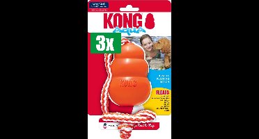 Kong Voordeelverpakking - 3 stuks - Aqua Oranje - 7X7X10 CM