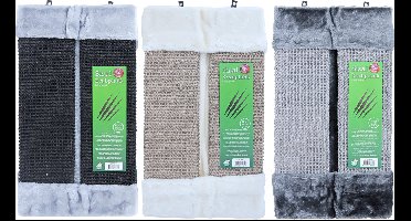 Trixie Sisal Hoek Krabplank Met Pluche Beige