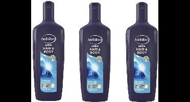 Andrélon Hair & body - Shampoo - 300 ml - 3 stuks -voordeelverpakking