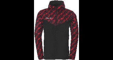 Uhlsport Trainingsjacke Progressive 28 Multi Hood Jacke 1002271 Schwarz/Rot-S