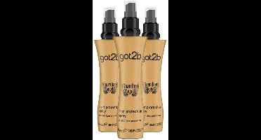 Got2b Guardian Angel Heat Protection Spray - 3 x 200 ml - Voordeelverpakking
