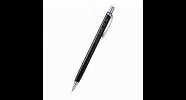 Pentel Orenz Vulpotlood - 0,2mm - Kleur Houder: Zwart