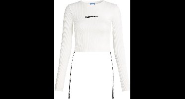Karl Lagerfeld Jeans A1w17037 Top Met Lange Mouwen Wit S Vrouw
