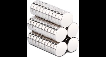 Magnetische-klein-sterk-50 stuks-Zilver-set van 50