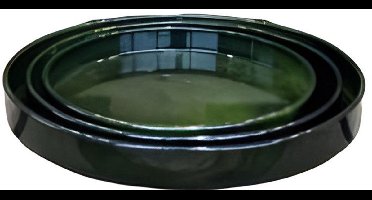 Buitengewoon de boet - Schotel Cylinder Vibrant Groen S 23x3cm