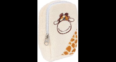 PIA Soft Toys - Pluche Giraf Telefoontasje - 15 cm