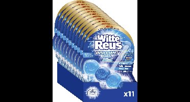 Witte Reus Brilliant Gel Allin1 Arctic Ocean Toiletblok 50g - WC blokjes - Voordeelverpakking - 11 stuks