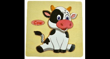 Educatieve Houten Puzzel 9 Stukjes - Veilig en Leerzaam Speelgoed