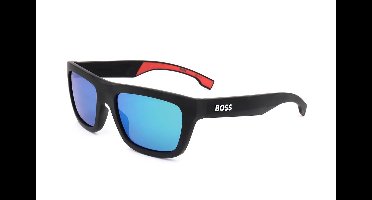 Hugo Boss BOSS 1450/S MATTE BLACK RED 57/19/145 MAN Zonnebrillen