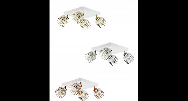 Glamour Plafondlamp Goud Chroom Koper - Modern Design