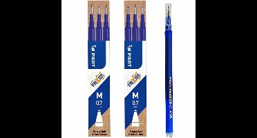 Pilot FriXion Balpen Blauw + 6x 0,7 mm vulling