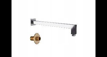 Douchearm Vierkant 400 mm Chroom Glans - Uitstekend