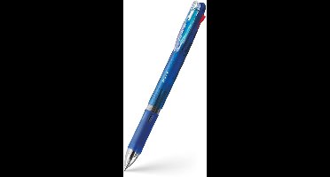 Zebra - CLIP ON SLIM 4C - Multicolor balpen – 4 kleuren in 1 – Comfortabele grip – Navulbaar (SK-vulling)
