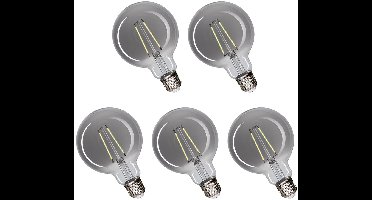 Spectrum LED Lamp E27 4.5W 230V - 310 Lumen - 4000K Neutraal wit - Natuurlijk licht - Energiezuinig - 5 stuks