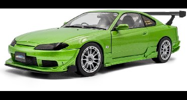 Nissan Silvia S15 Spec-R Aero Solido Works '99, groen Solido schaal 1:18