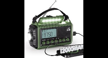 Bouwradio met Accu - Noodradio - DAB