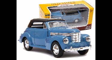 Welly Opel Kapitan 1938 Cabriolet 1:34 Metaal Blauw